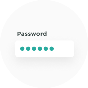パスワードマスキングのアイコン